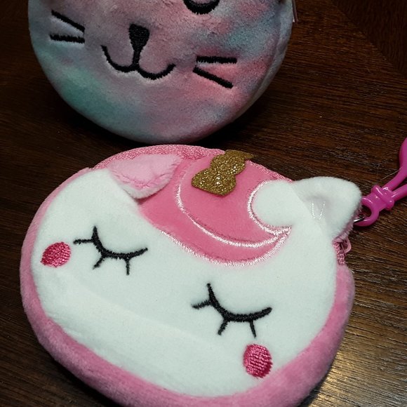 SALE NWOT Cute Plush Unicorn Bag Tag - Picture 1 of 6